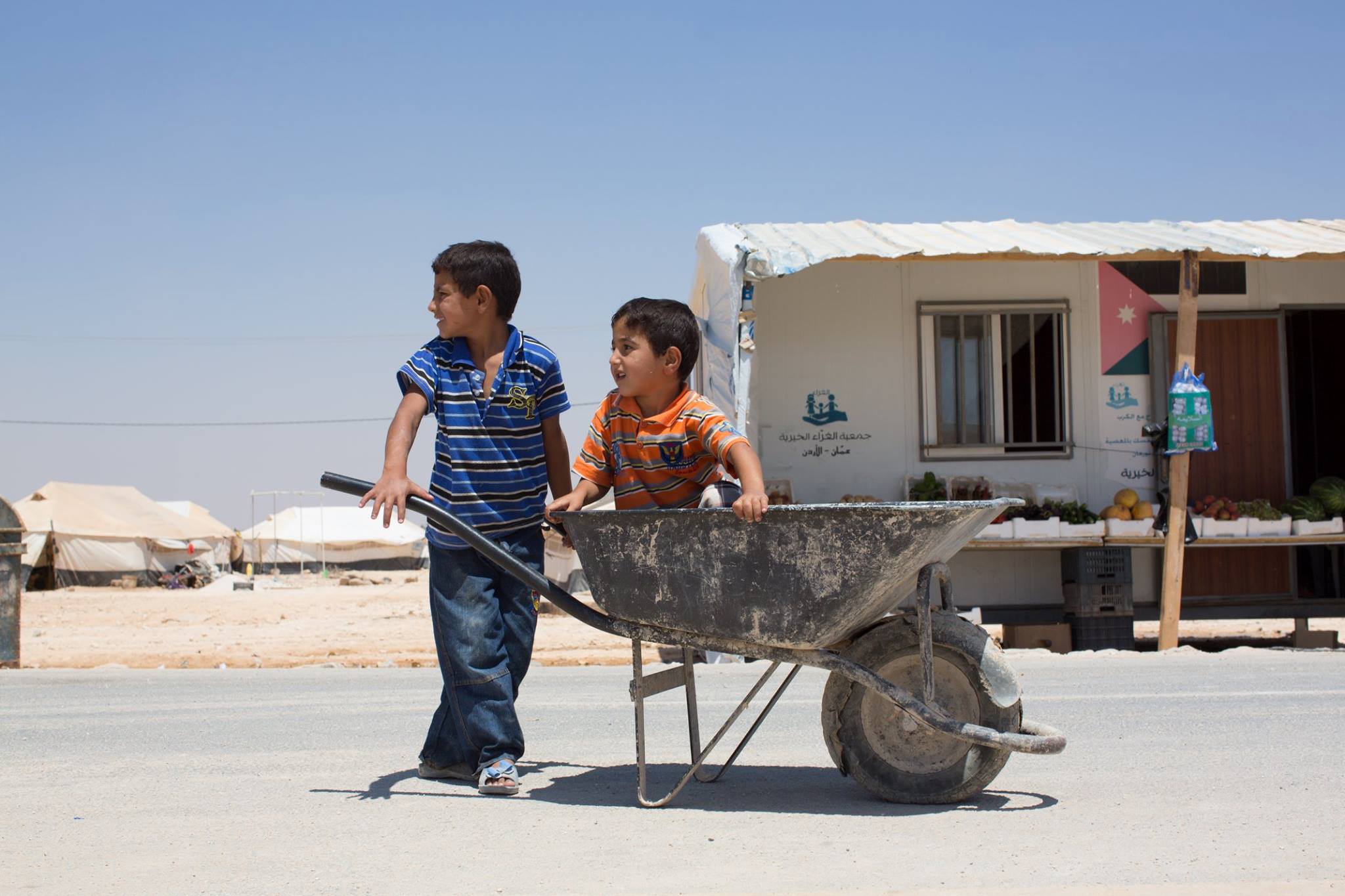 Zaatari Refugee Camp, Jordan