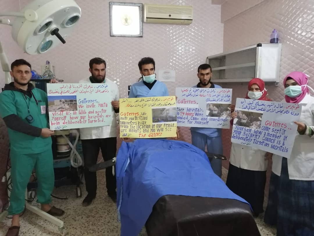 Medics in Idlib calling on Guterres to visit