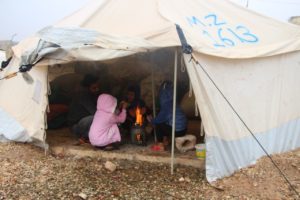 IDP camp northwest Syria
