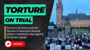 Watch this video and hear directly from more families of detainees and survivors of torture about what this trial means to them – then share their messages widely: